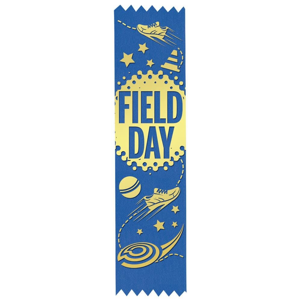 Field Day Gold Foil-Stamped Participant Ribbons - Pack of 100 ...