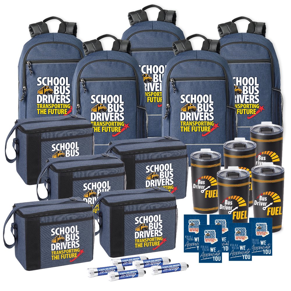 School Bus Driver Appreciation 25-Piece Raffle/Value Pack