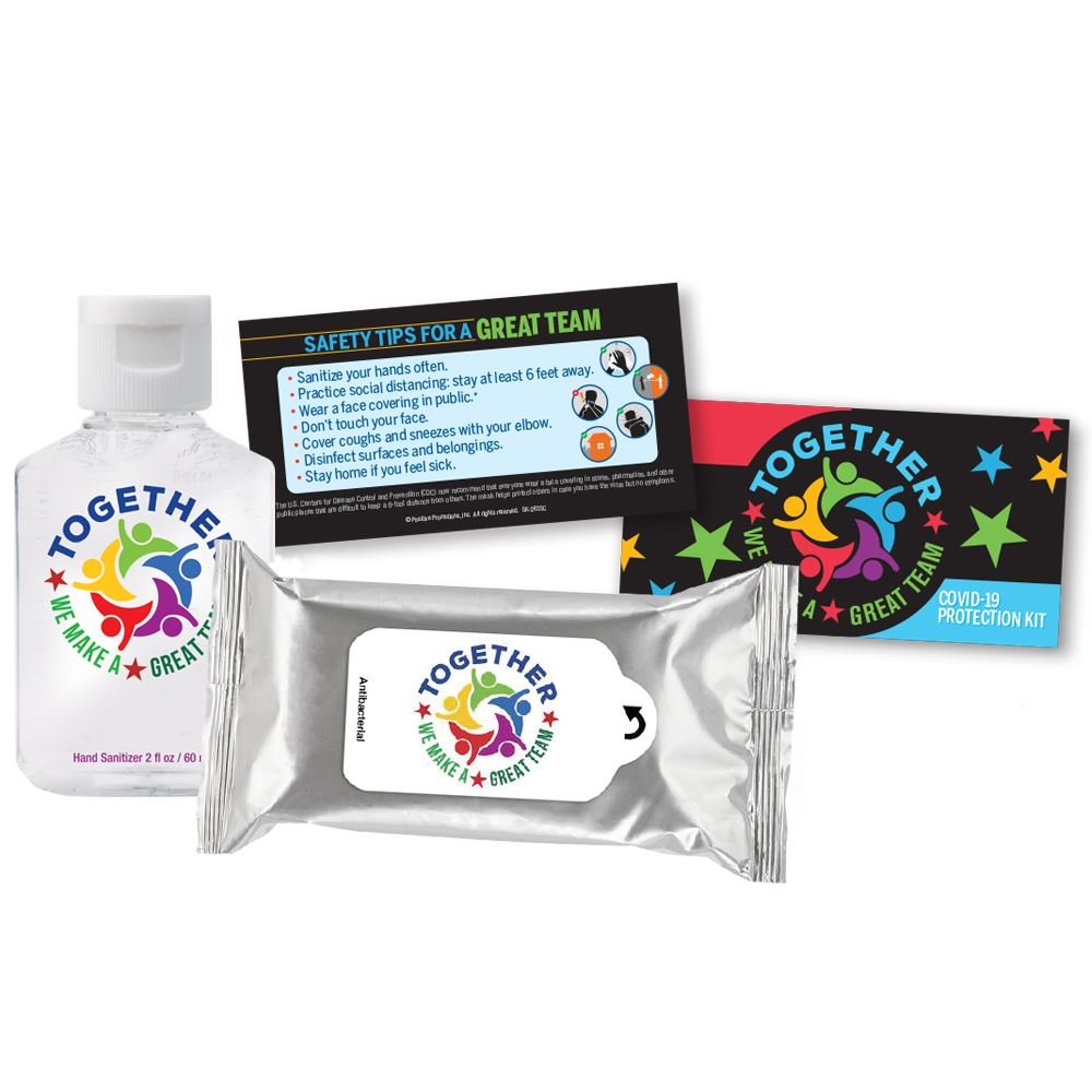 Together We Make A Great Team Positive Message Self-Protection Kit