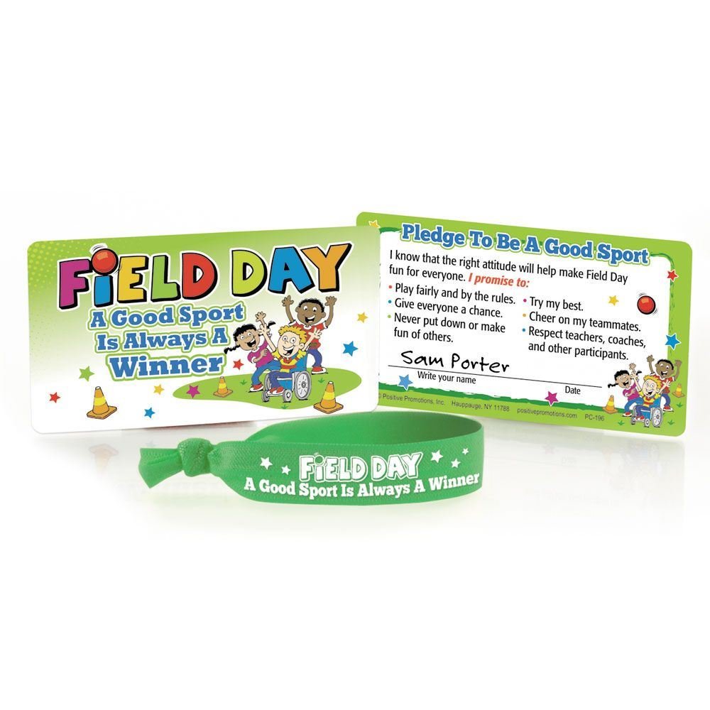 Field Day A Good Sport Is Always A Winner Stretch Wristband With