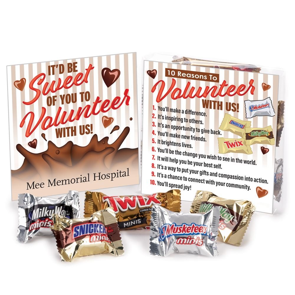 It Would Be So Sweet For You To Volunteer With Us Treat Pack | Positive ...