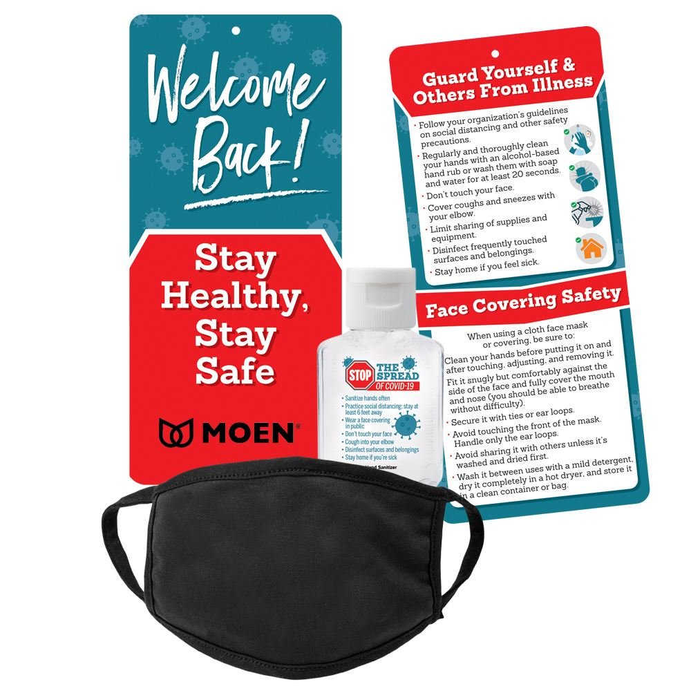 Welcome Back! Stay Healthy, Stay Safe Protective Kit - Personalization Available