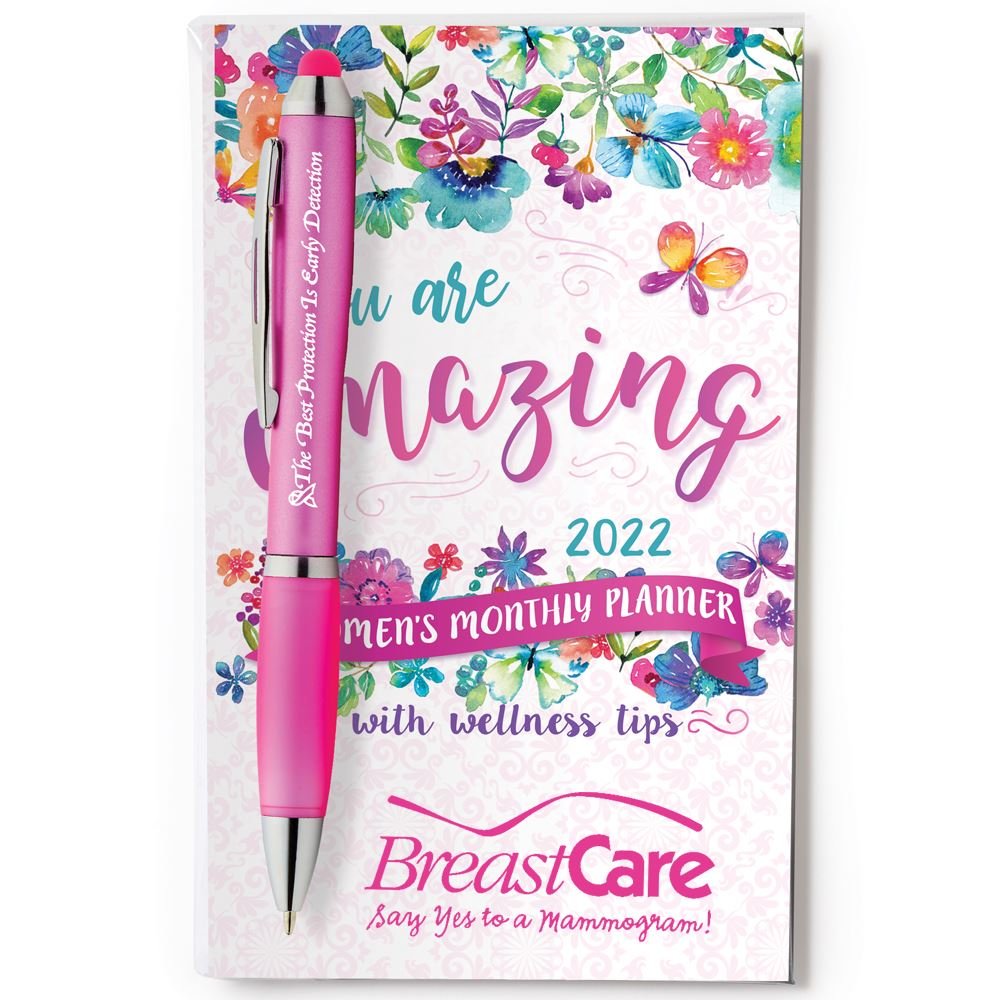 2022 English Language Women's Monthly Planner & Pen Value Gift Set- Personalization Available