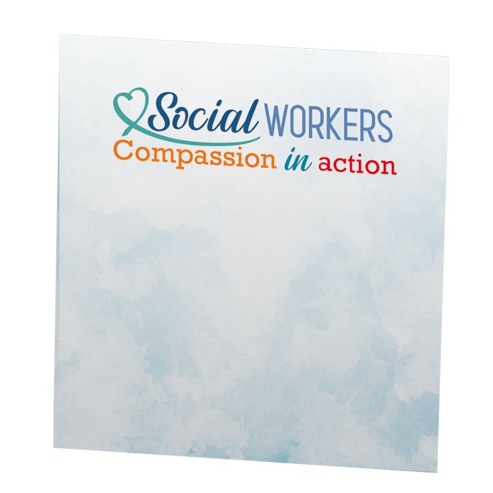 Social Workers: Compassion In Action Sticky Pad - Pack of 25 | Positive ...