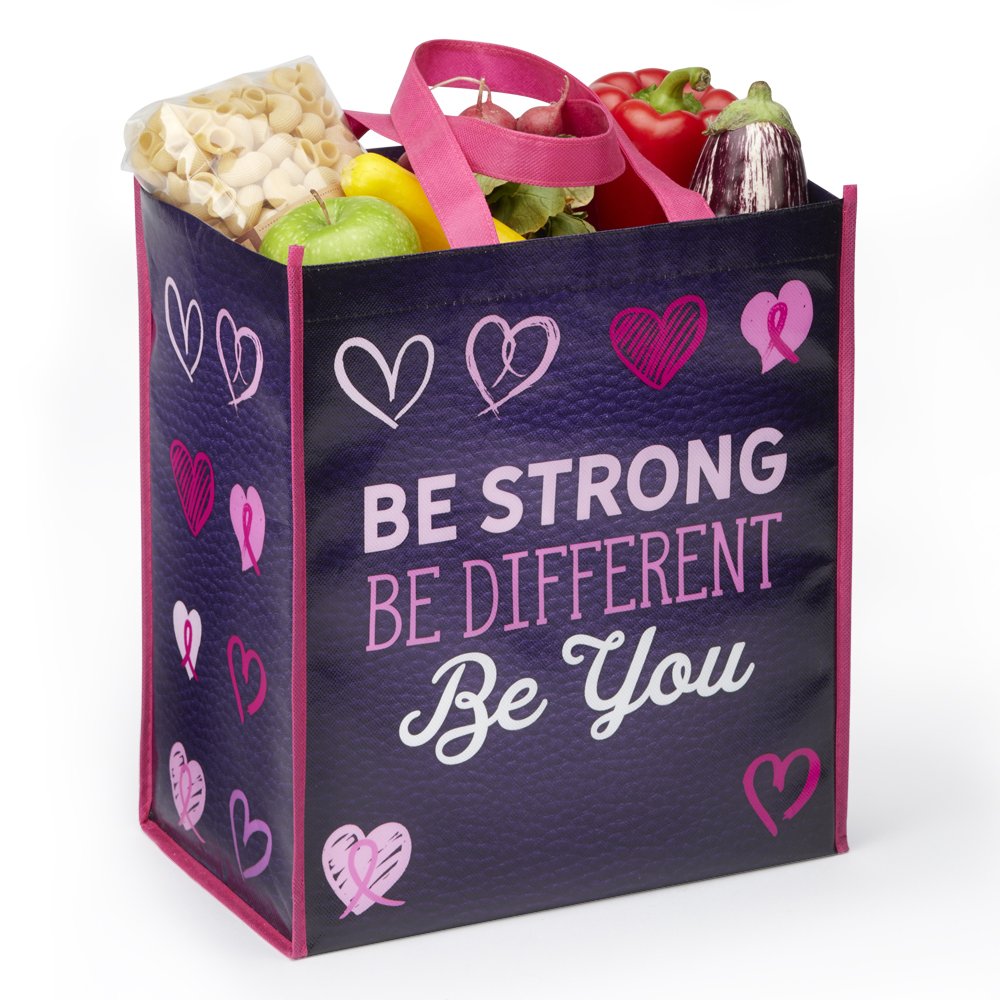 Be Strong, Be Different, Be You Laminated Eco-Shopper Tote