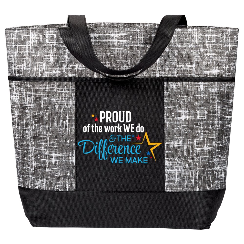 Proud Of The Work We Do & The Difference We Make Malibu Non-Woven Tote Bag