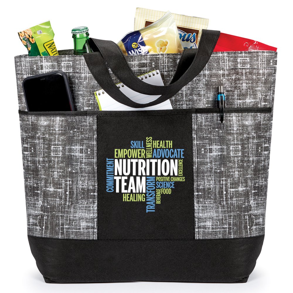 Nutrition Team (Word Cloud) Malibu Non-Woven Tote Bag