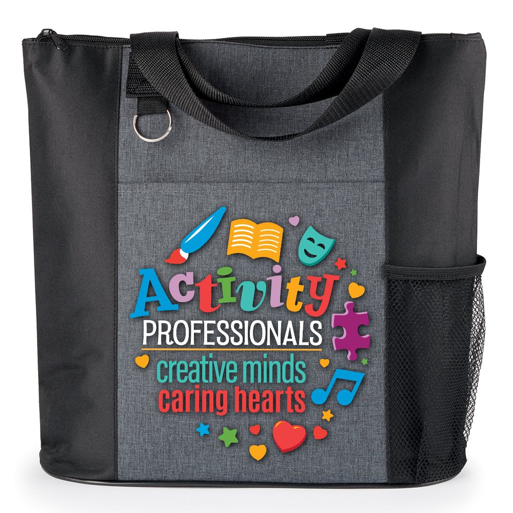 Activity Professionals: Creative Minds, Caring Hearts Camino Heathered Tote Bag