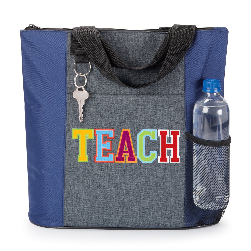 TEACH Camino Heathered Tote Bag