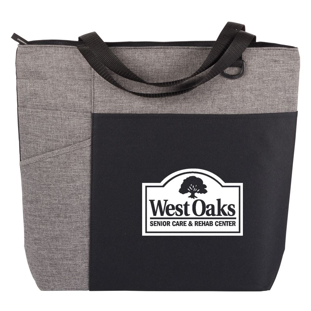 Gray/Gray Ashland Tote Bag - Personalization Available