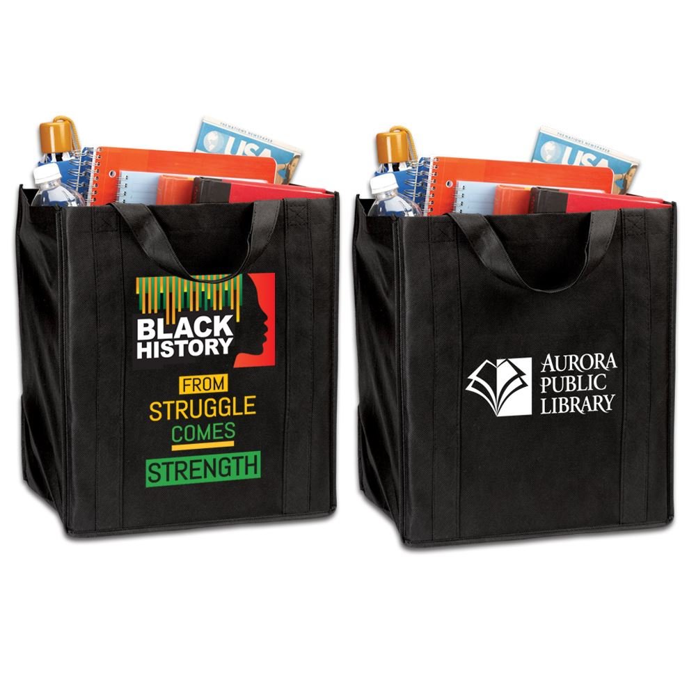 Black History: From Struggle Comes Strength Tote Bag with Personalization
