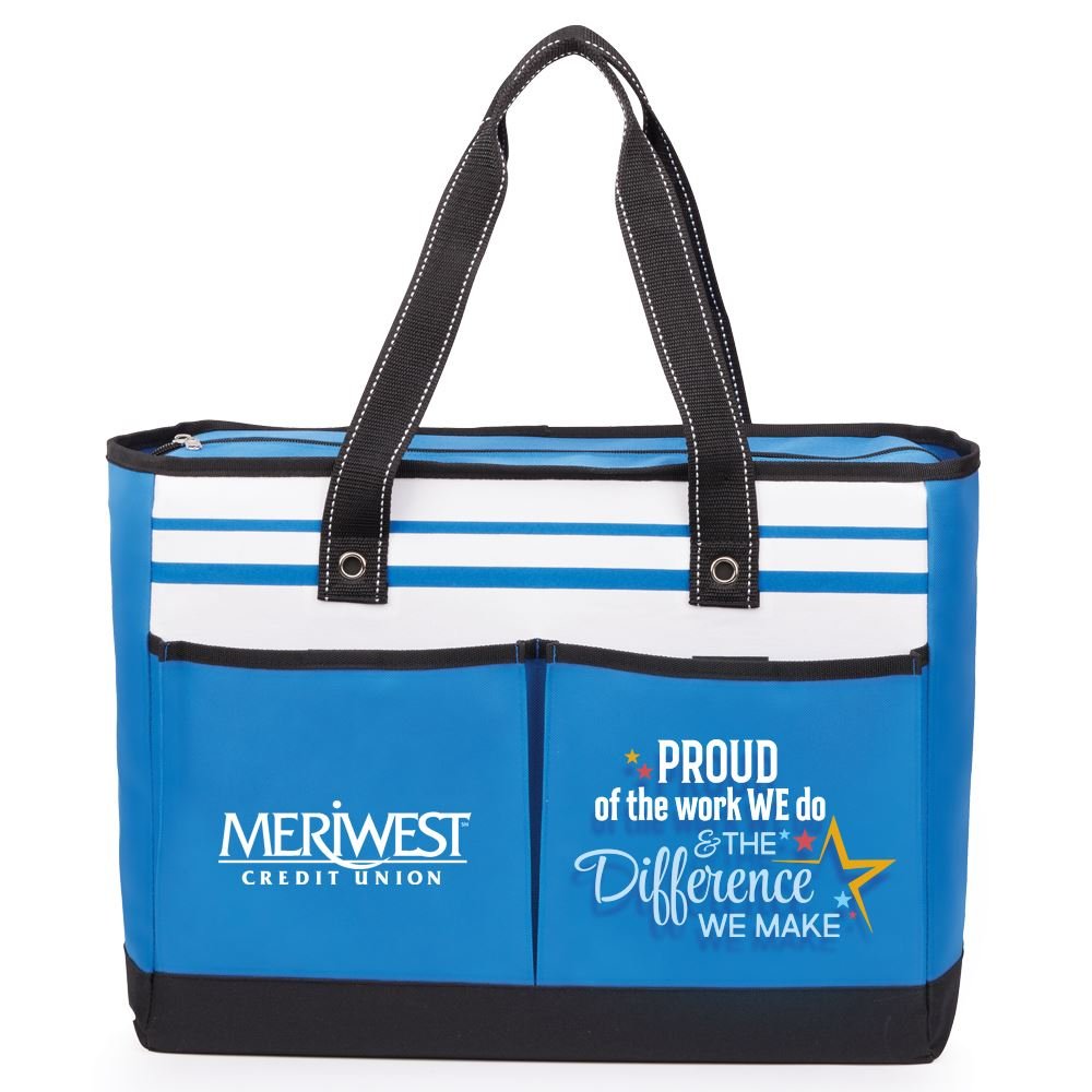 Proud Of The Work We Do And The Difference We Make Traveler Two-Pocket Tote Bag - Personalization Available