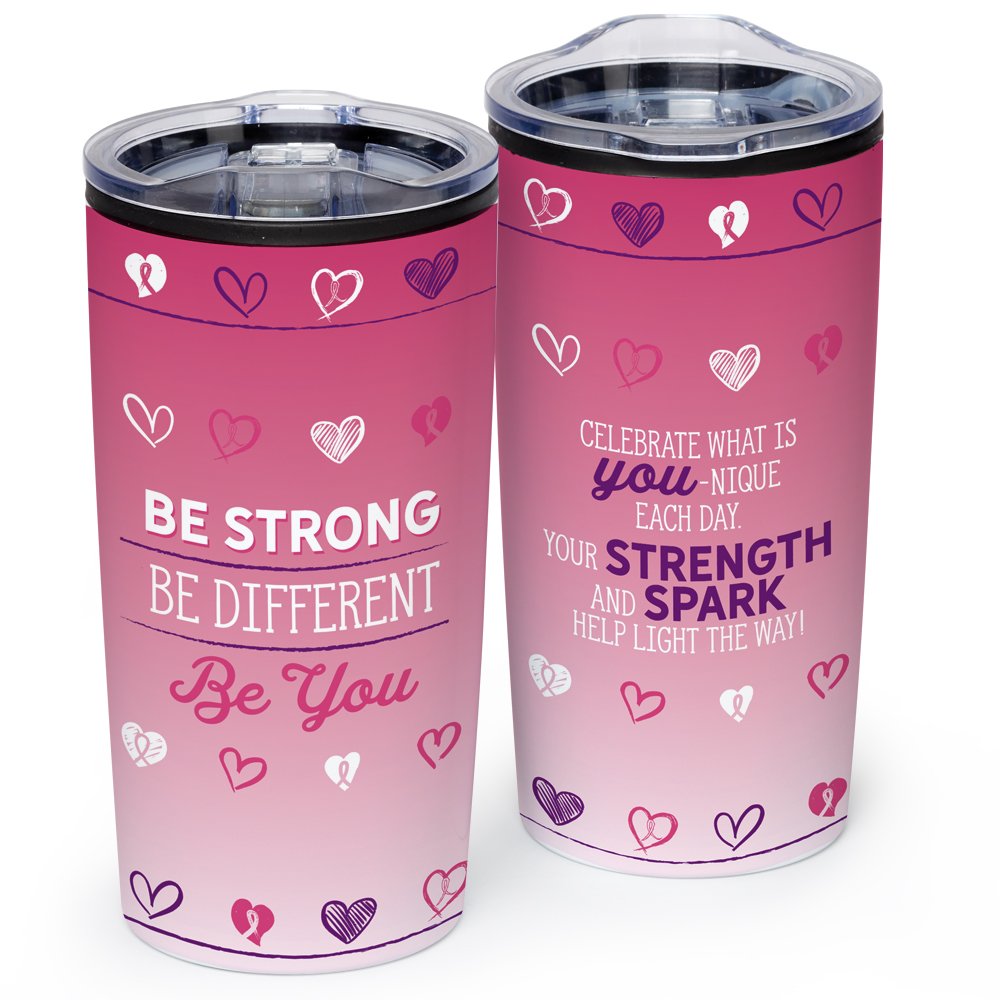 Be Strong, Be Different, Be You ColorBlast 360° Teton Stainless-Steel Tumbler 20-Oz.