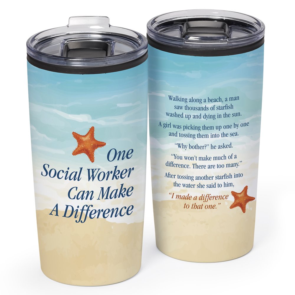 One Social Worker Can Make a Difference Teton Stainless-Steel Tumbler 20-Oz.