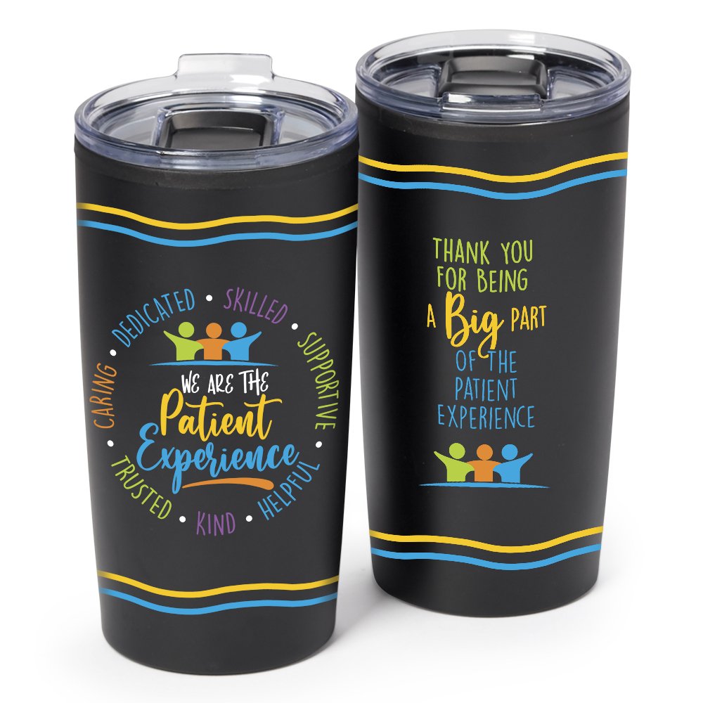 We Are the Patient Experience ColorBlast 360° Teton Stainless-Steel Tumbler 20-Oz.
