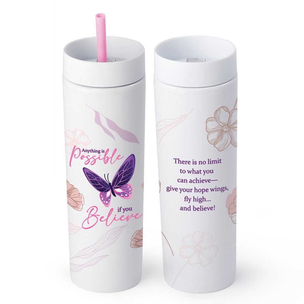 Anything Is Possible if You Believe Canyon 2-in-1 Tumbler & Sipper 16 oz.
