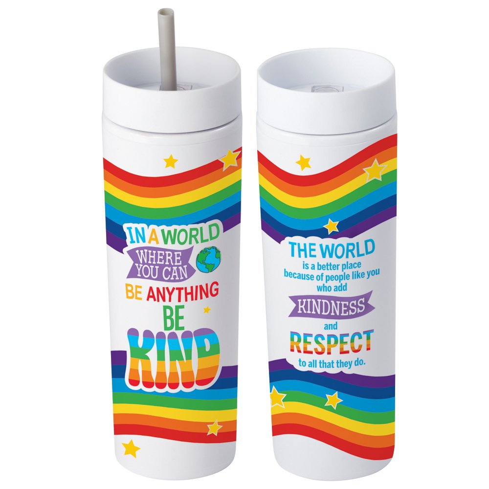 In a World Where You Can Be Anything, Be Kind Canyon 2-in-1 Tumbler & Sipper 16 oz.