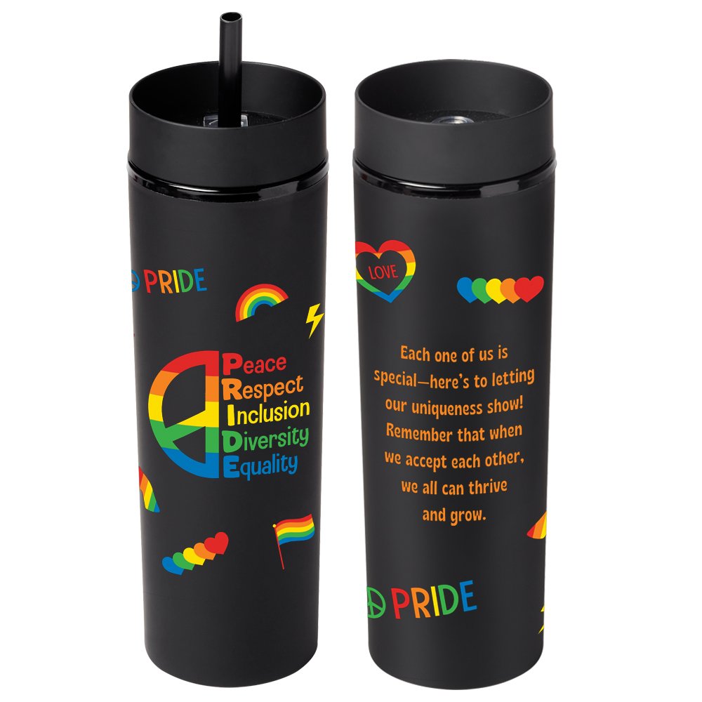 PRIDE Acrostic Canyon 2-in-1 Tumbler & Sipper 16 oz.