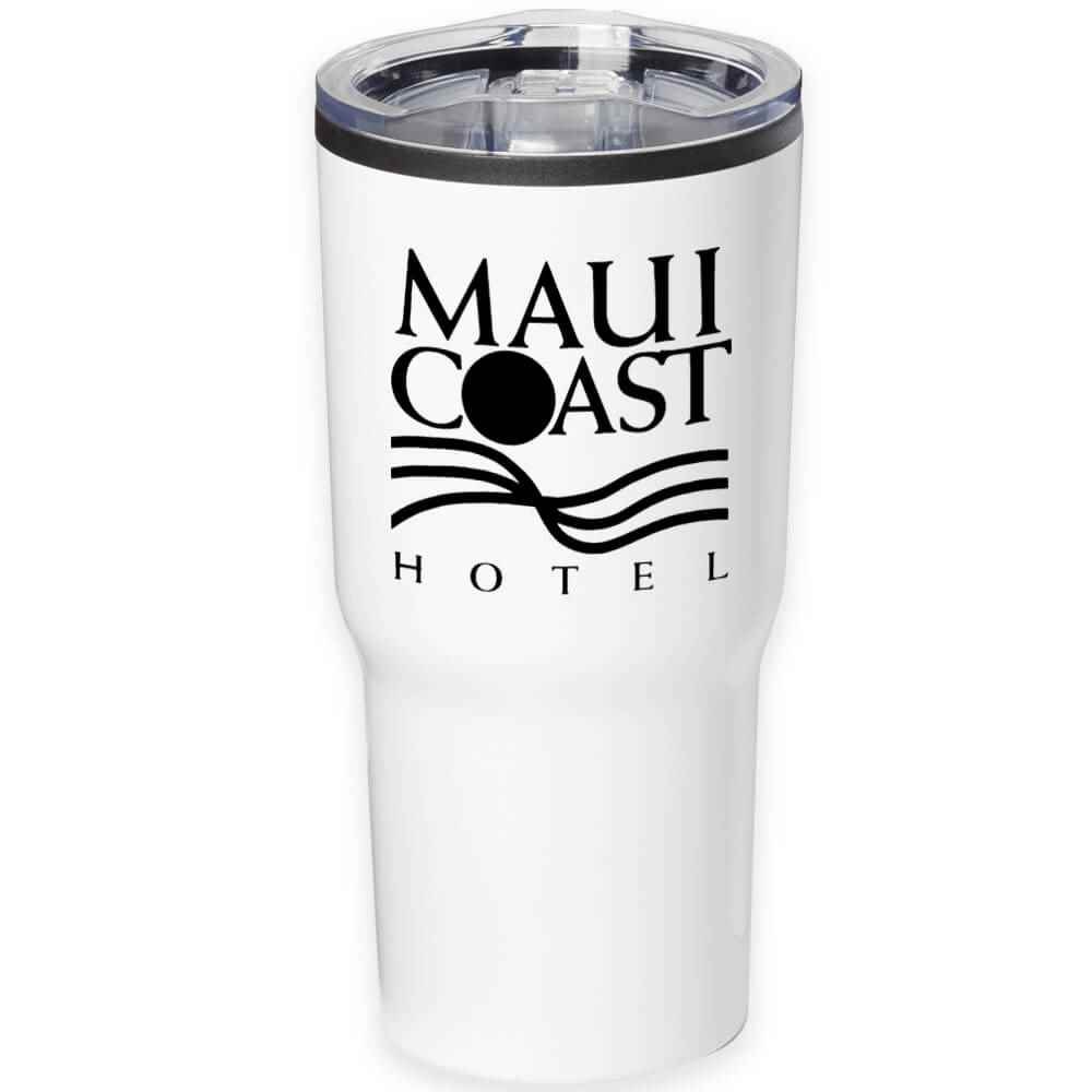 Timber Insulated Stainless Steel White Travel Tumbler 20-Oz. - Personalization Available