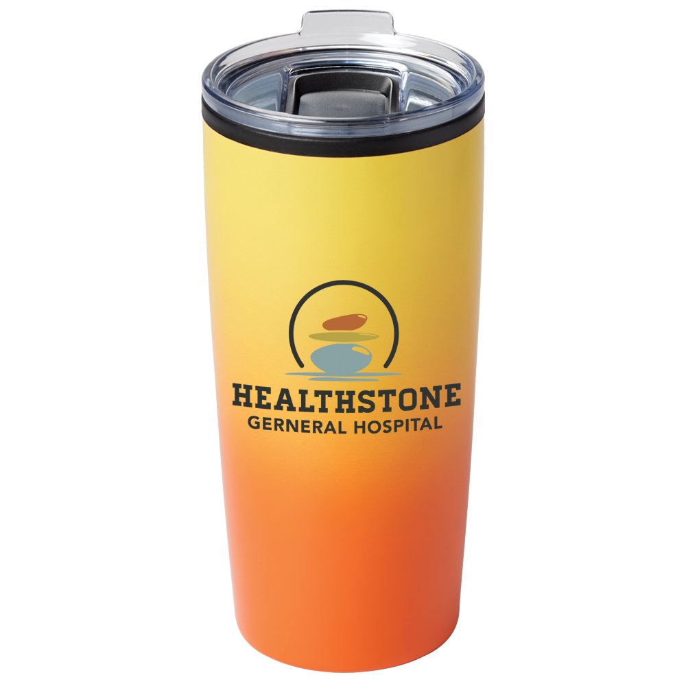 Orange Ombre Teton Stainless-Steel Tumbler 20-Oz. - Personalization Available