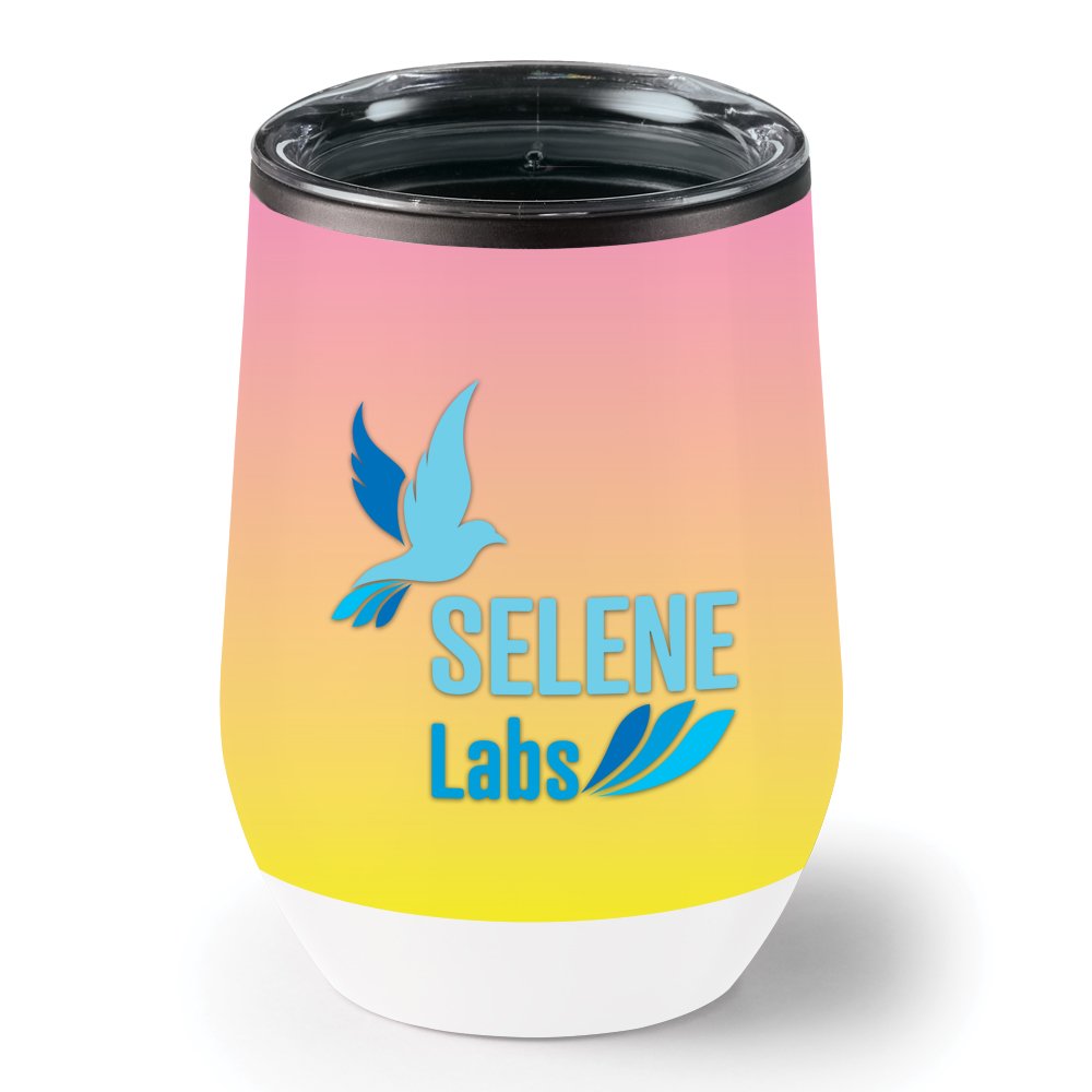 Lemonade Ombre Riviera Stainless-Steel Tumbler 12-Oz. - Personalization Available