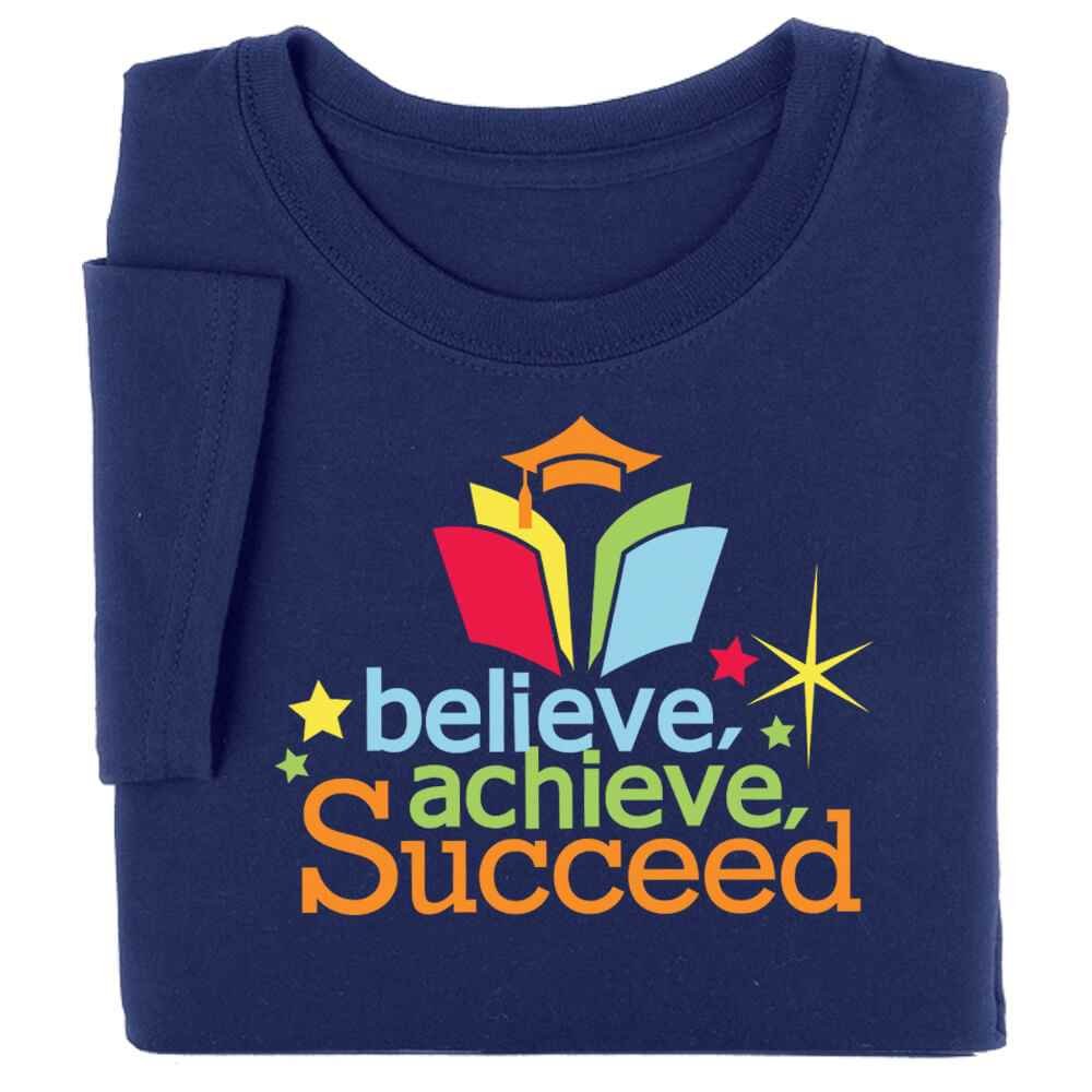 Believe, Achieve, Succeed Youth Short Sleeve T-Shirt