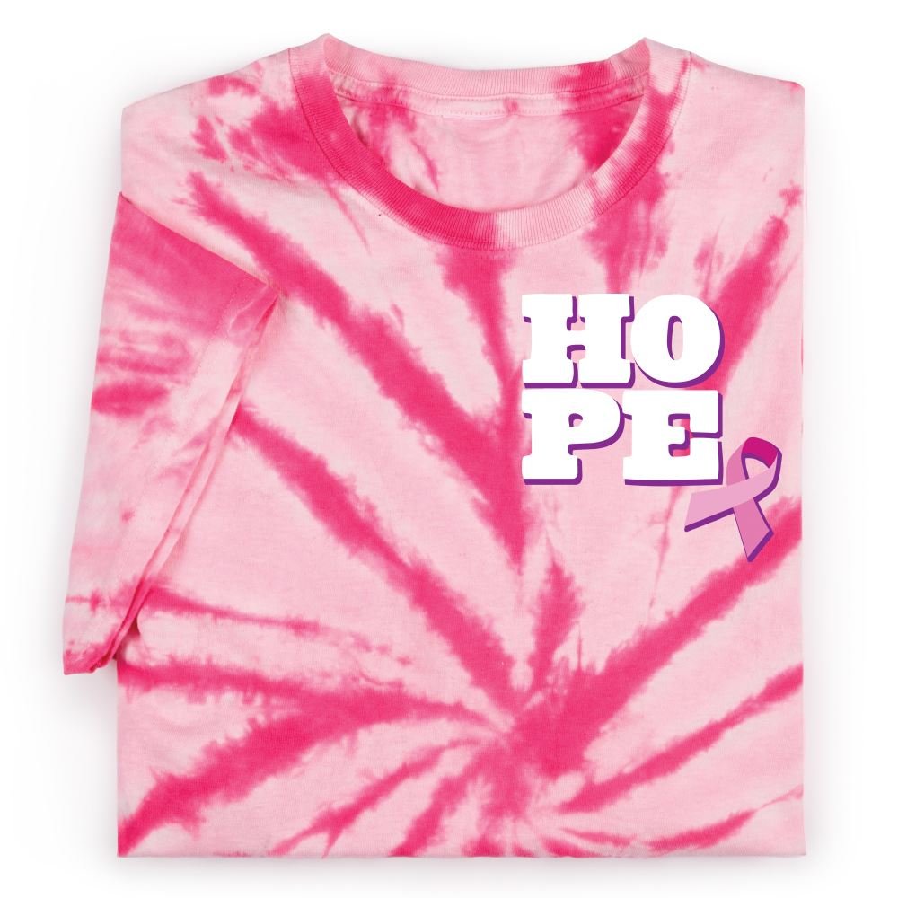 HOPE Ribbon Unisex Tie-Dye T-Shirt