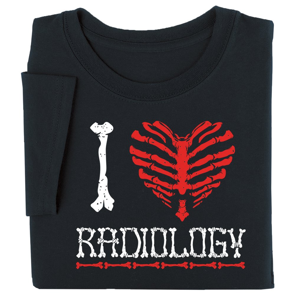 I Love Radiology Unisex Short-Sleeved T-Shirt