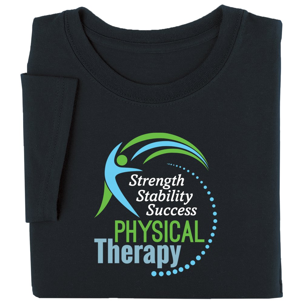 Physical Therapy: Strength, Stability, Success Unisex Short-Sleeved T-Shirt