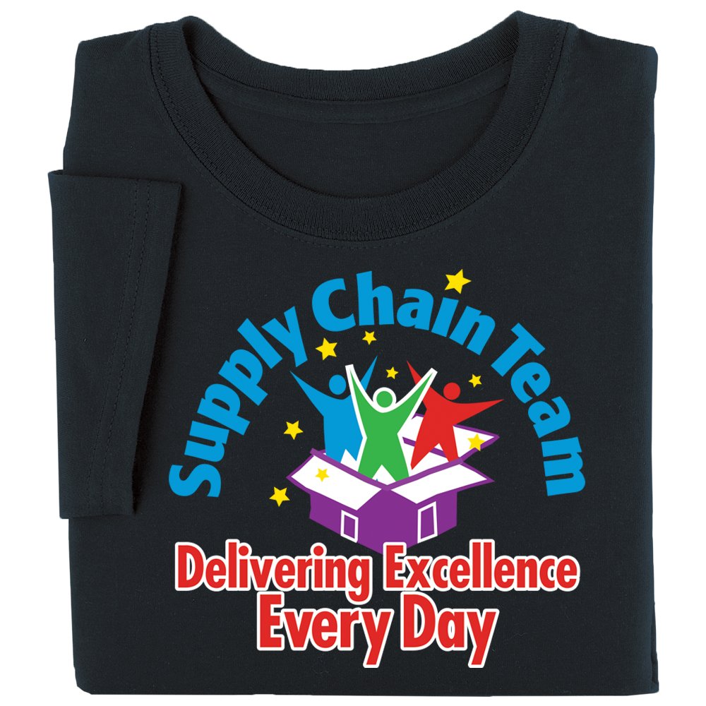 Supply Chain Team: Delivering Excellence Every Day Unisex Short-Sleeved T-Shirt