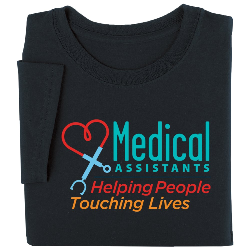 Medical Assistants: Helping People, Touching Lives Unisex Short-Sleeved T-Shirt