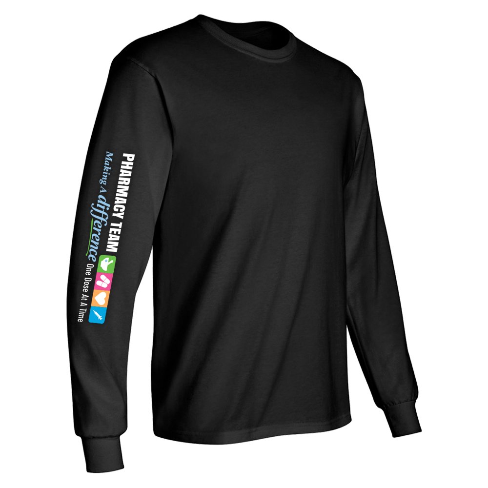Pharmacy Team: Making a Difference One Dose at a Time Unisex Long-Sleeved T-Shirt