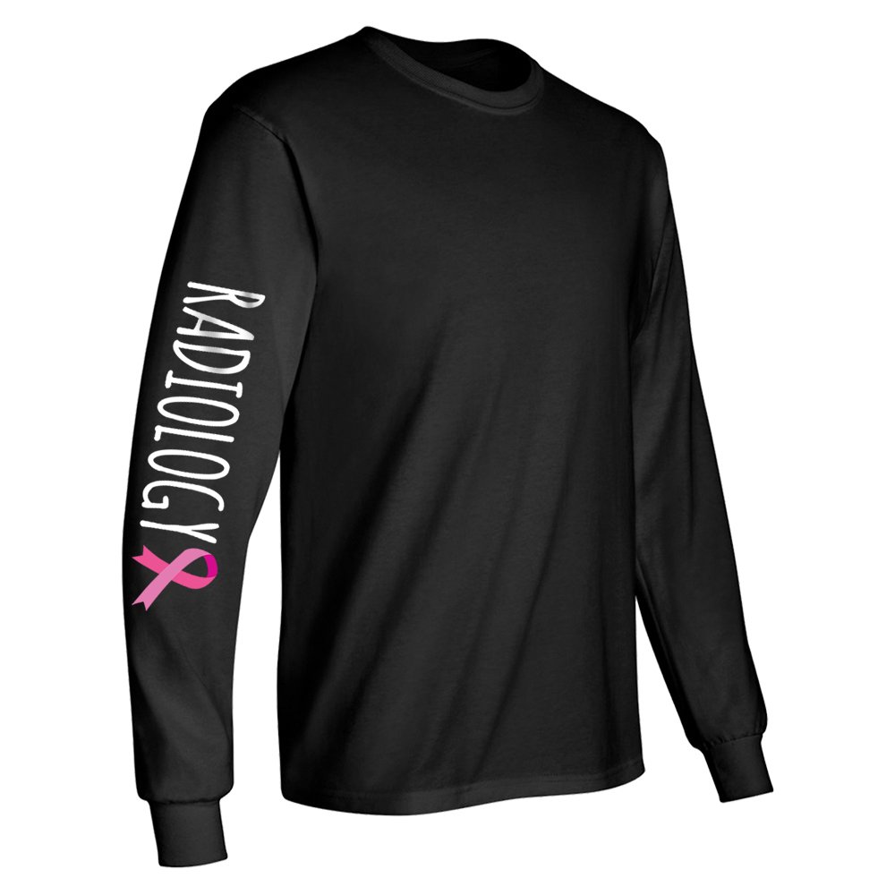 Radiology Pink Ribbon Unisex Long-Sleeved T-Shirt