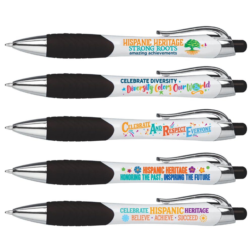 Hispanic Heritage Flair Pen Assortment - Pack of 10