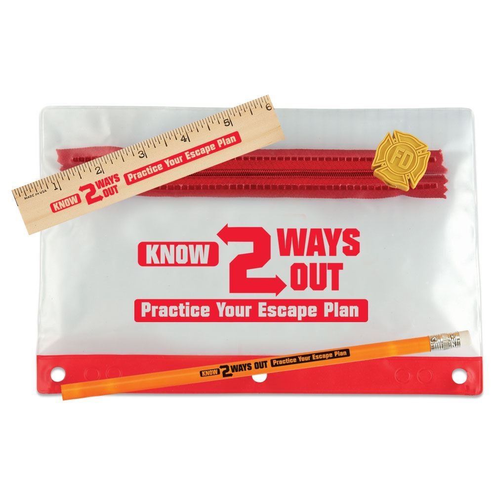 Know Two Ways Out 4-Pc. Pencil Pouch Gift Set