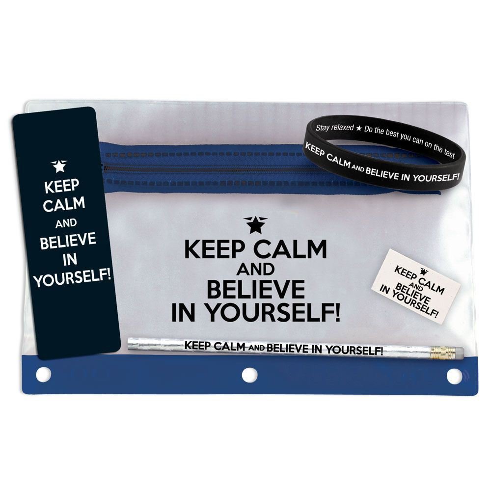 Keep Calm And Believe In Yourself! Test Prep Pencil Pouch
