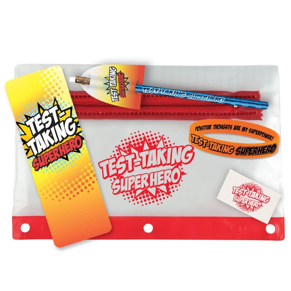 Test-Taking Superhero Test Prep Pencil Pouch
