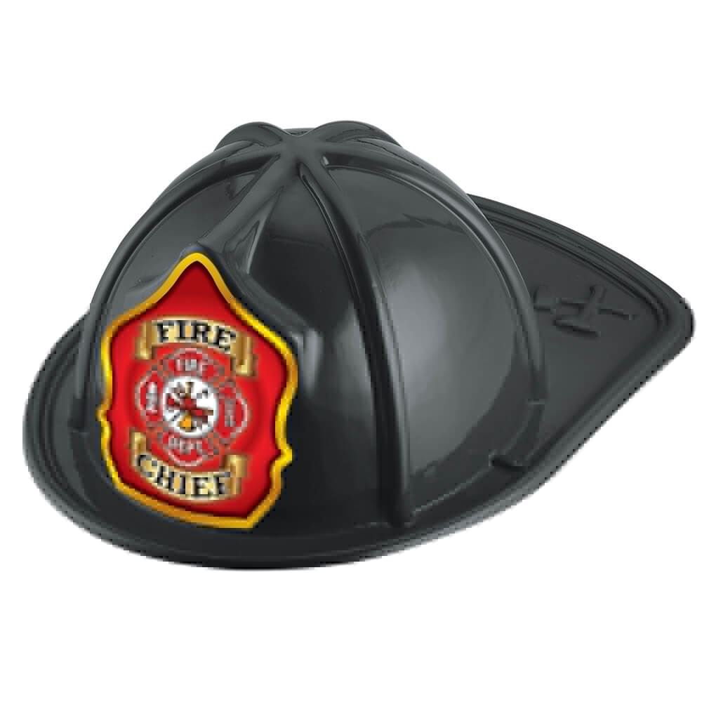 Fire Chief Black Firefighter Hat | Positive Promotions