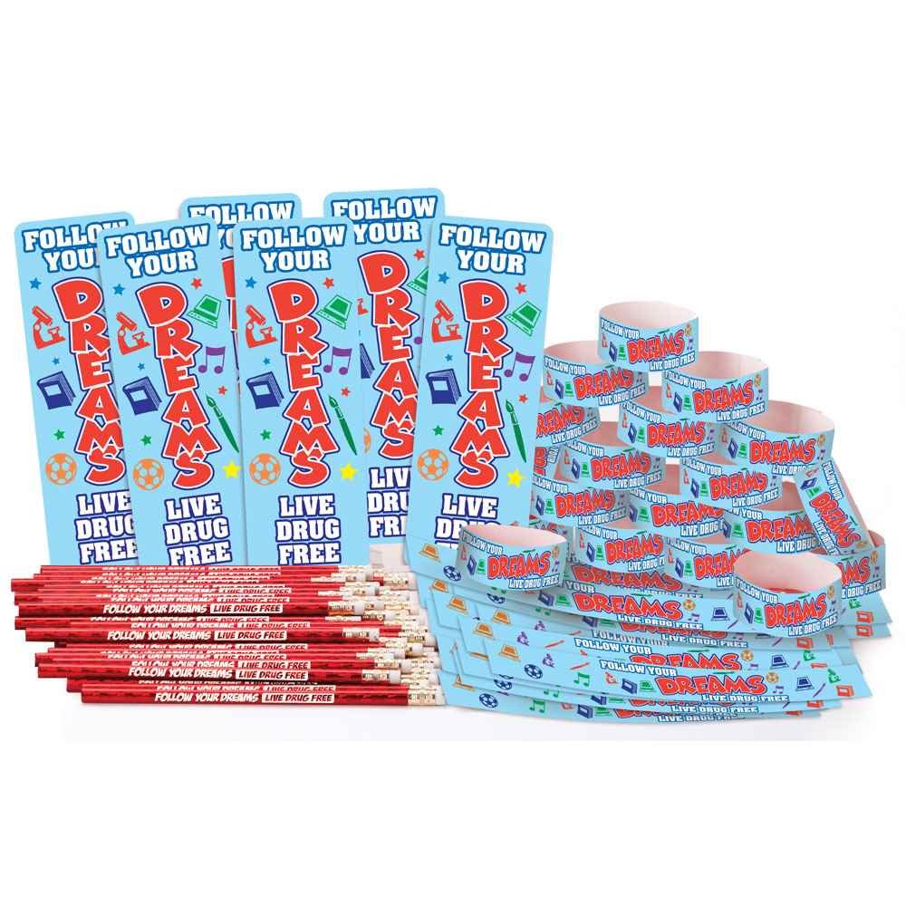 Follow Your Dreams: Live Drug Free 300-Piece Theme Kit