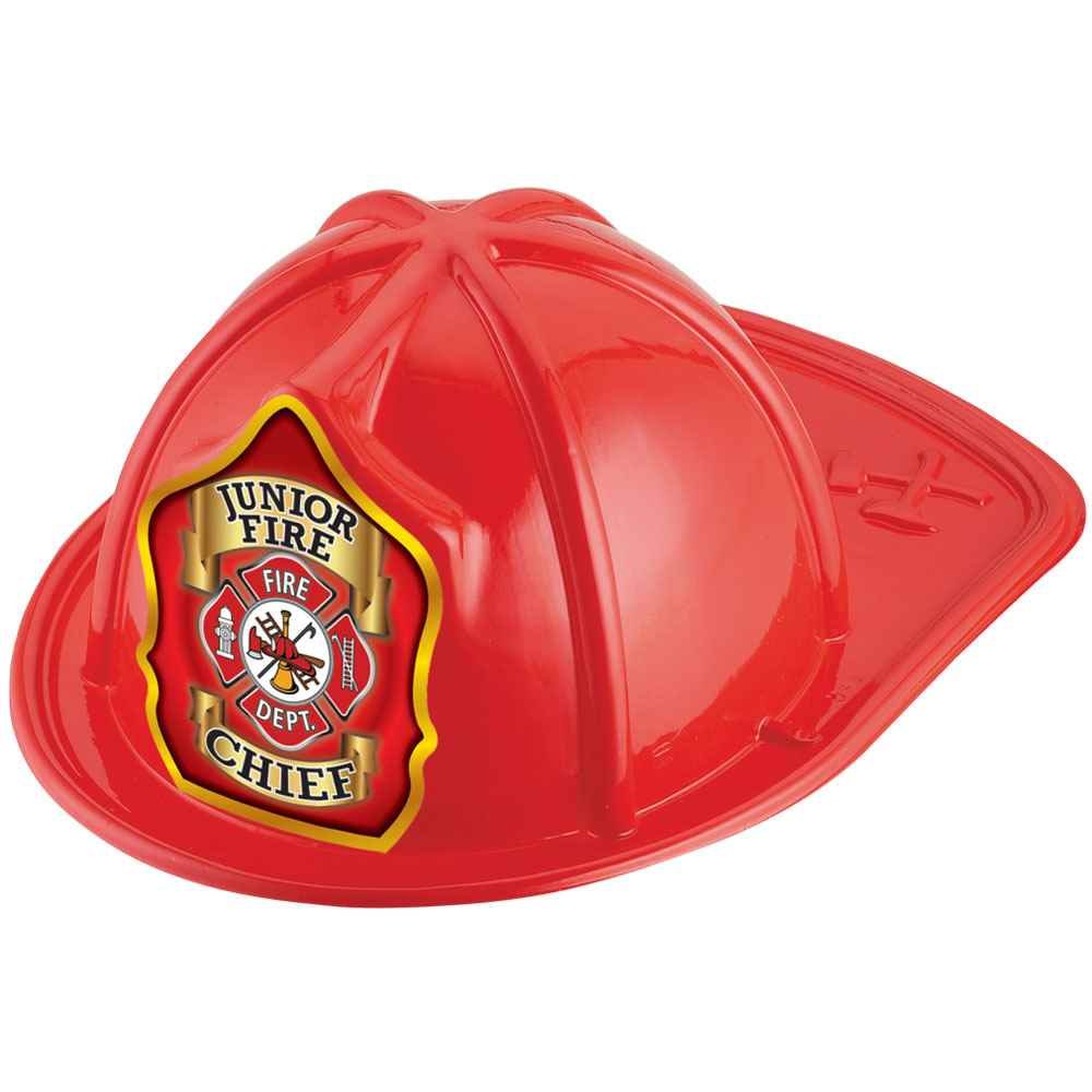Junior Fire Chief Red Firefighter Hat