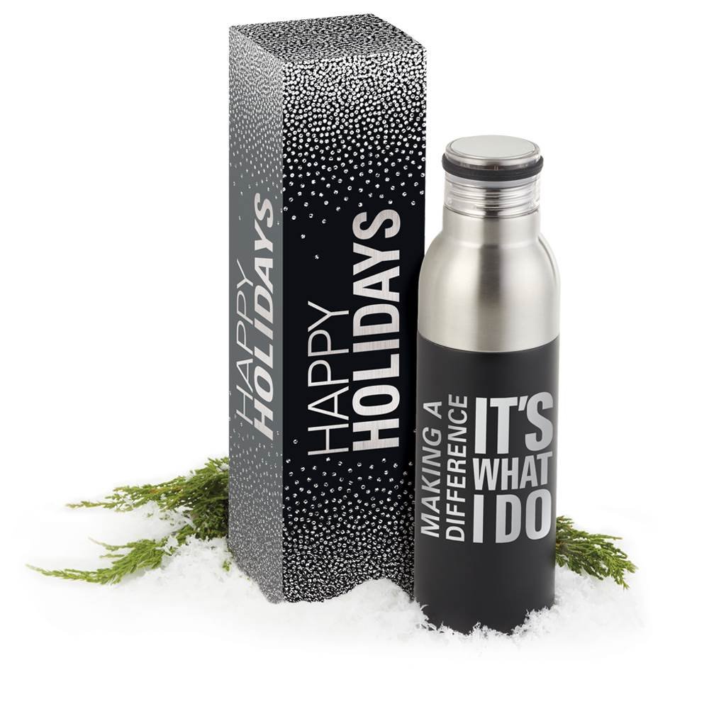 Making A Difference It's What I Do Double Take Bottle-To-Tumbler in Holiday Gift Box