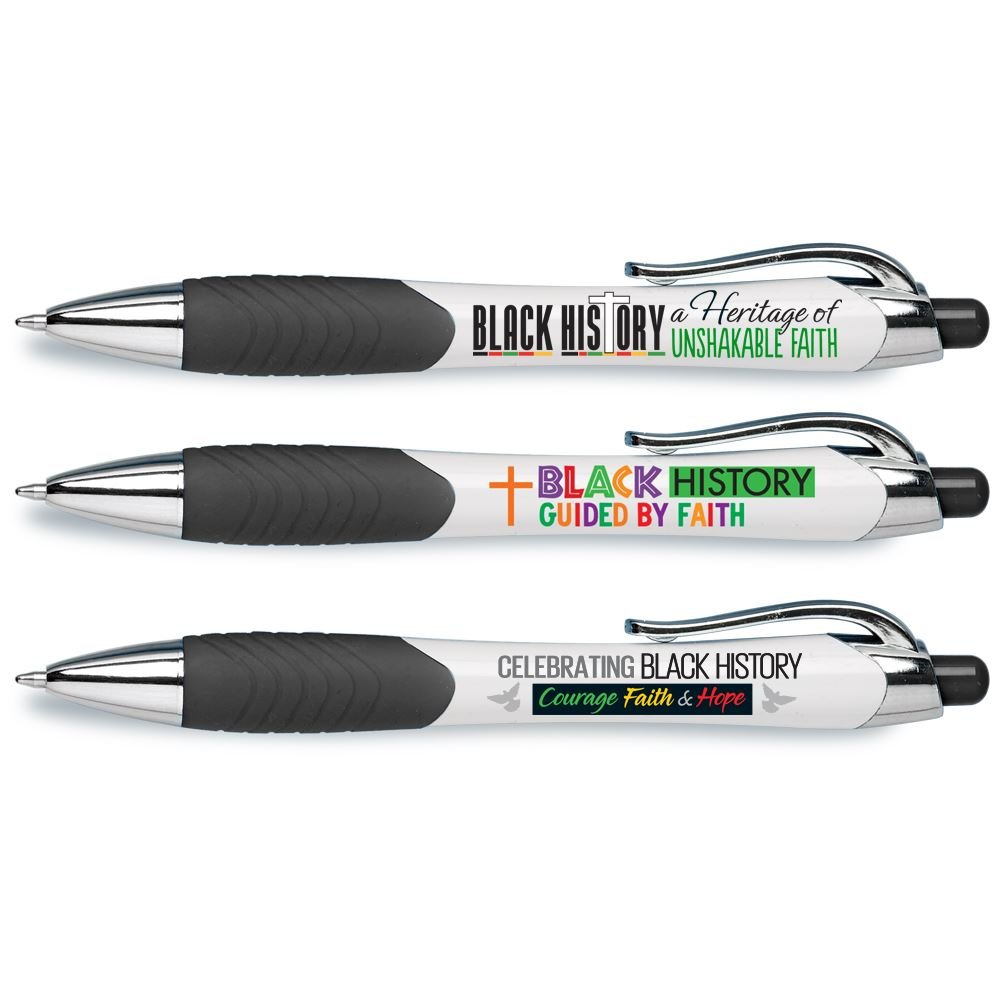 Black History Flair Pen 10-Piece Assortment Pack