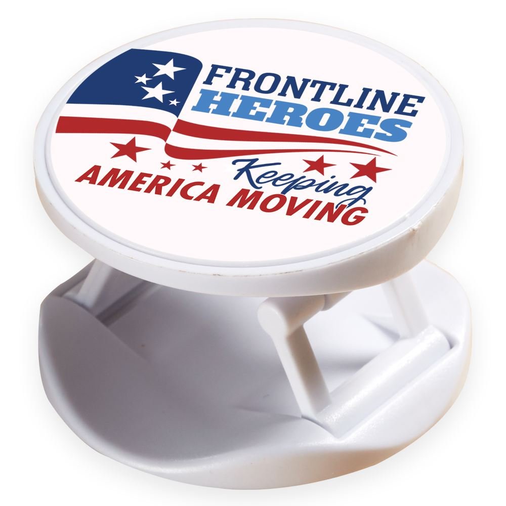 Frontline Heroes Keeping America Moving Proud To Keep America Going 3-In-1 Phone Buddy