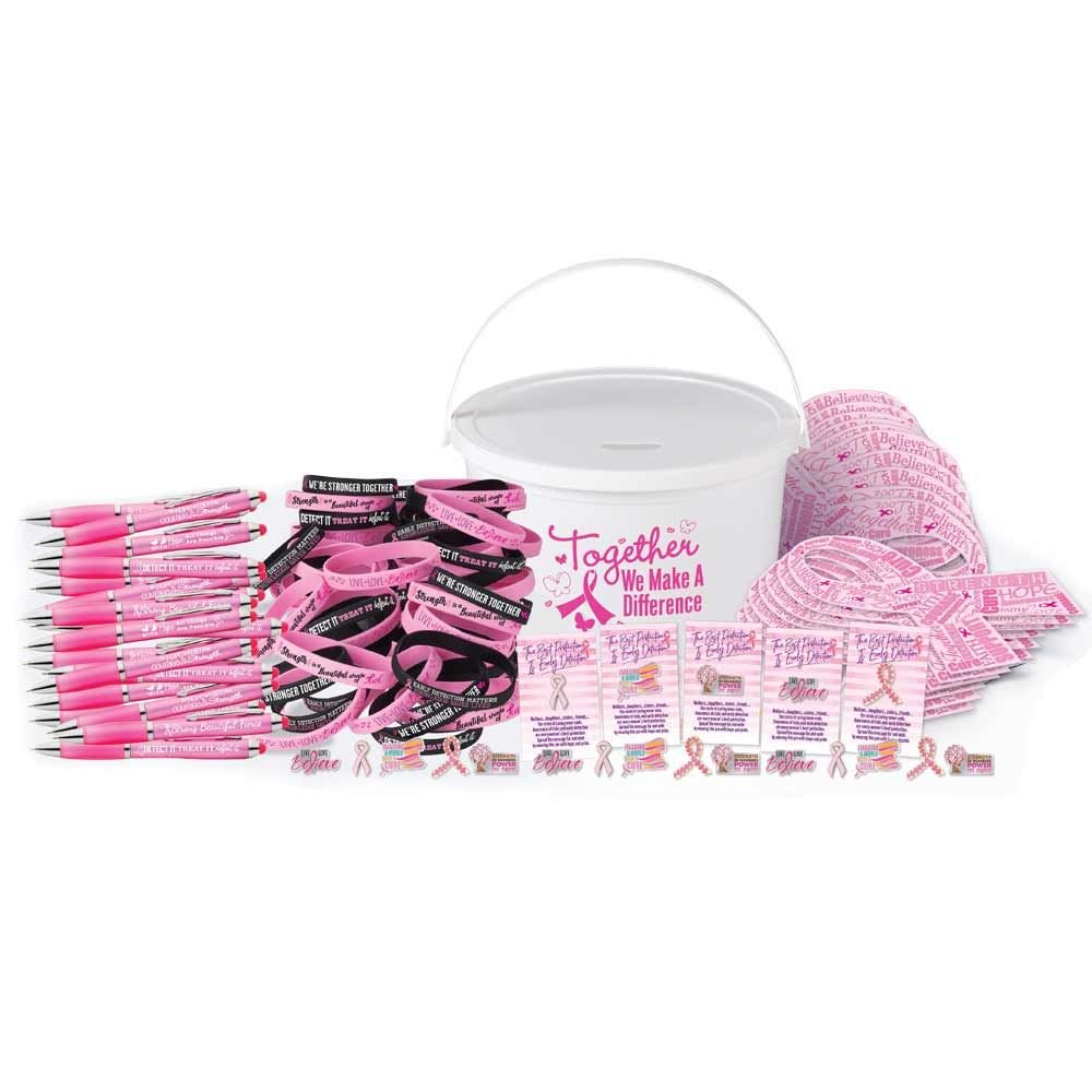 Breast Cancer Awareness 100-Piece Variety Fundraising Kit