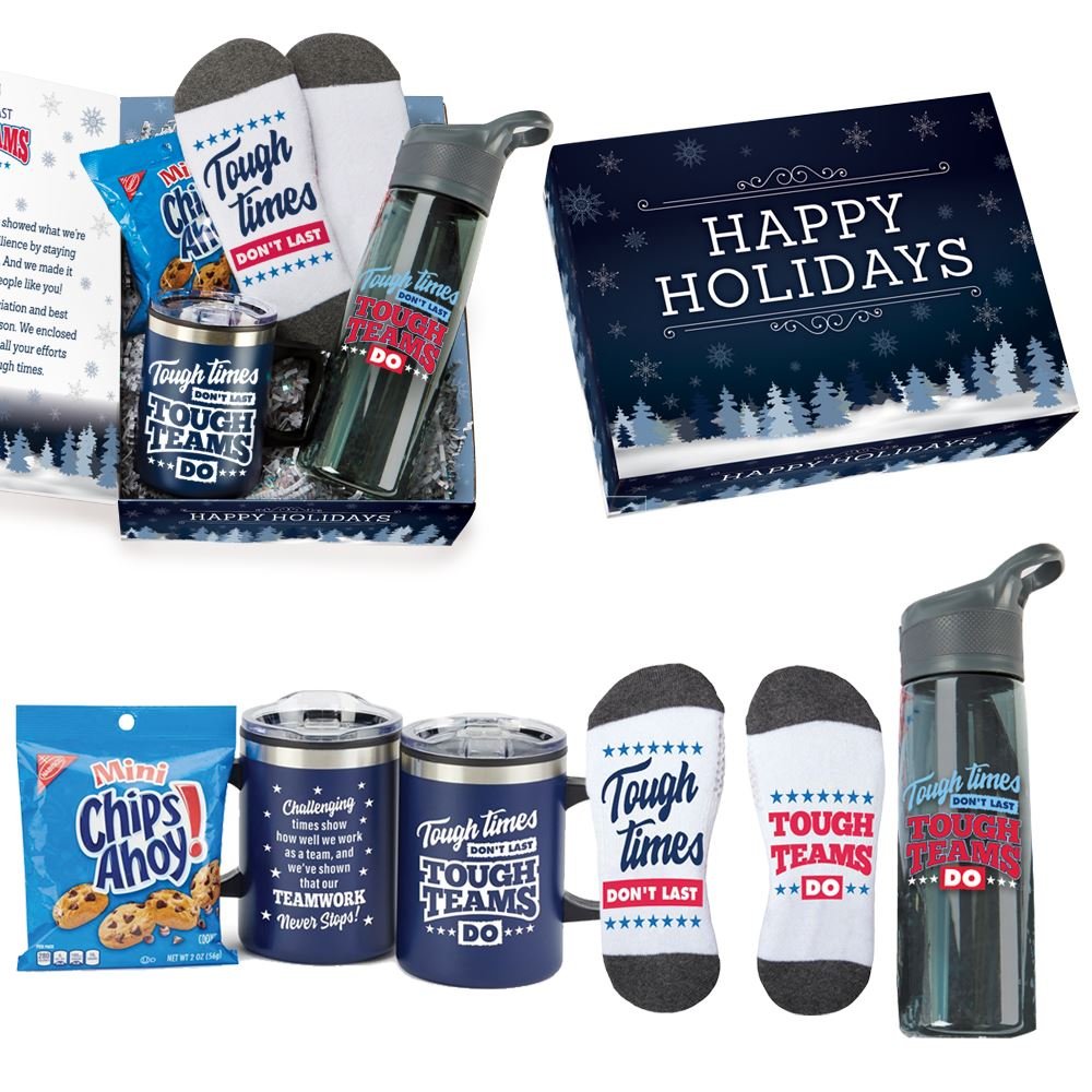 Tough Times Don't Last, Tough Teams Do Gift Set In Holiday Gift Box