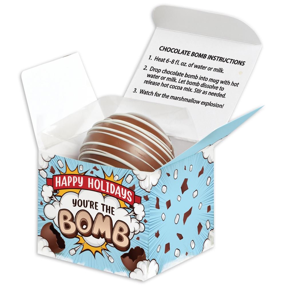 Chocolate Bomb In Holiday Gift Box