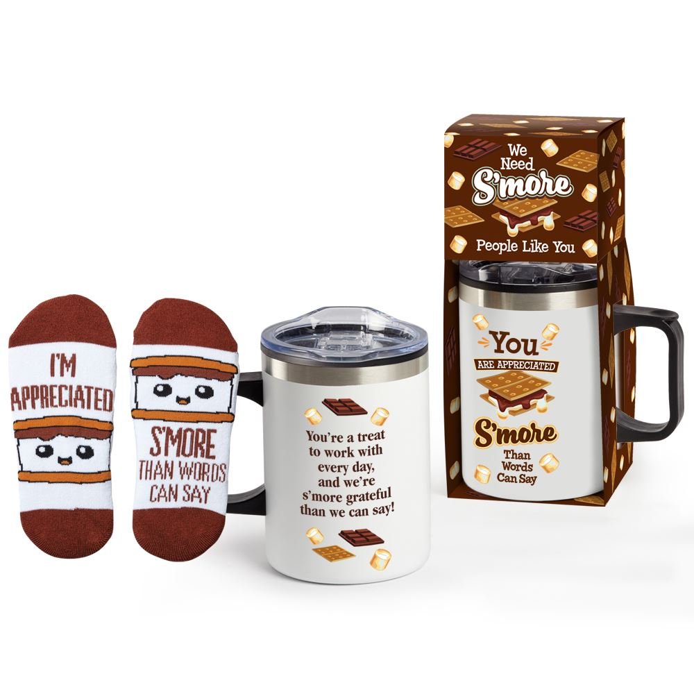 We Need S'more People Like You Sonoma Mug 12-Oz., Socks, & S'mores Gift Set