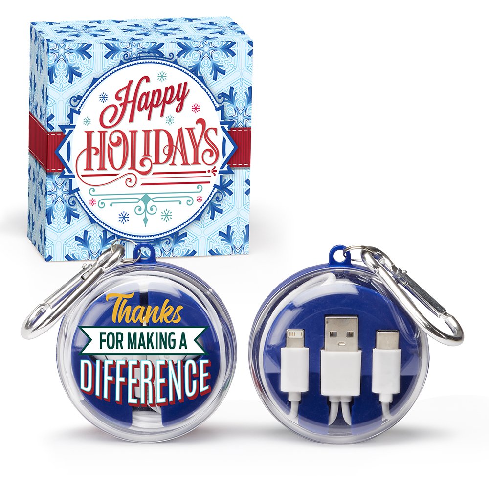 Thanks For Making A Difference 2 In 1 Tech Set In Holiday Gift Box Thanks for making a difference 2 in 1 tech set in holiday gift box
