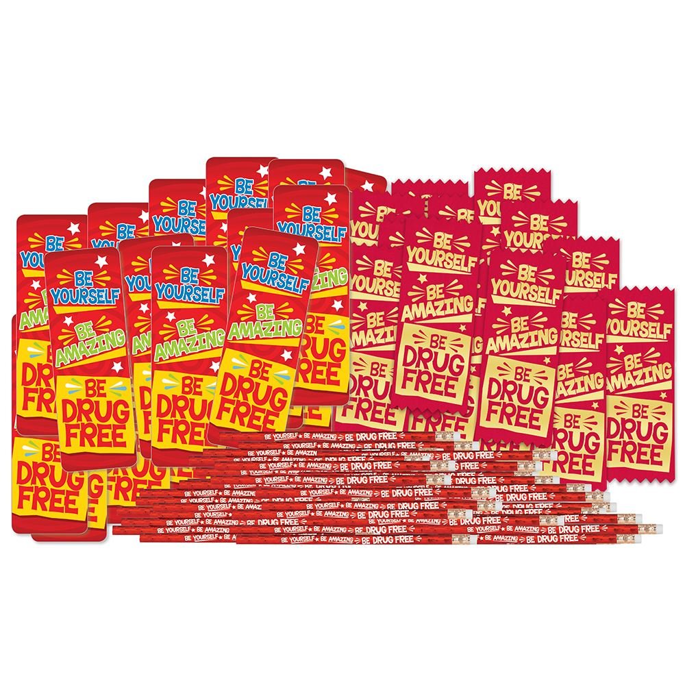 Be Yourself, Be Amazing, Be Drug Free 300-Piece Theme Kit