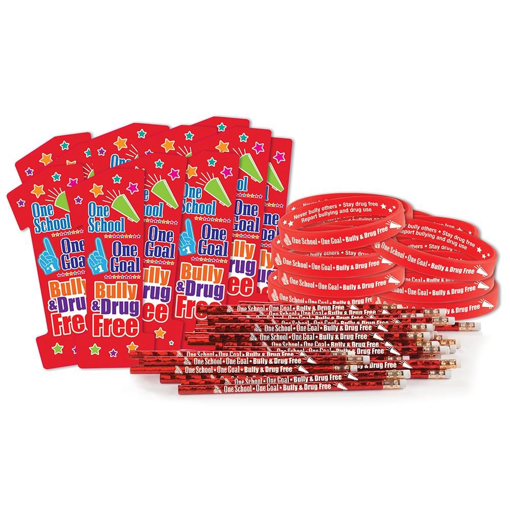 One School, One Goal: Bully & Drug Free 300-Piece Theme Kit